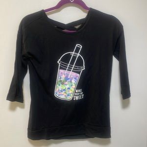 Girls Justice 3/4 sleeve top size 10